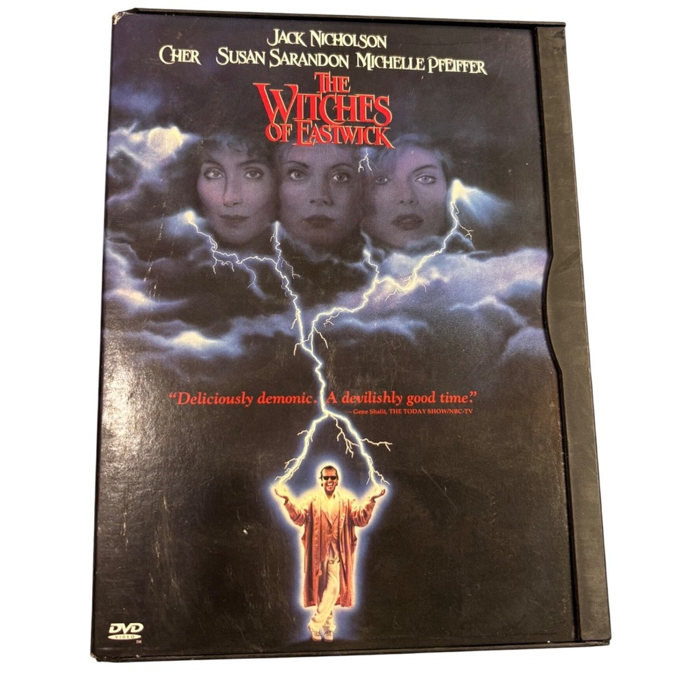 The Witches of Eastwick DVD 1997 Jack Nicholson Cher Widescreen Snap Case 11741